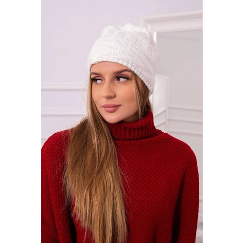  Cap with fleece Edyta K298 ecru Slike