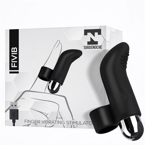 TARDENOCHE Fivib črni silikonski stimulator prsta, (21078855) Slike