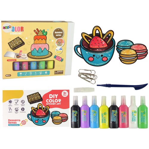 DIY Candy Window Stickers 8 Colours Glitter Cijene