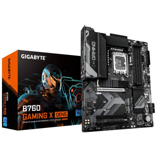 Gigabyte B760 GAMING X GEN5, DDR5, SATA3, USB3.2Gen2, DP, LGA1700 ATX Cene