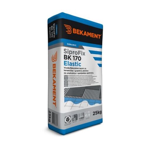 Bekament SiproFix BK 170 Elastic 25kg - CENA VAŽI ZA PALETNU KUPOVINU (48 KOM) Slike