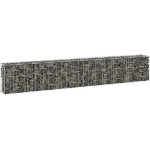  Gabionski zid s poklopcima od pocinčanog čelika 300x30x50 cm Slike