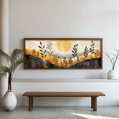 WALLXPERT FAH161-150 Multicolor Decorative Framed MDF Painting Cene