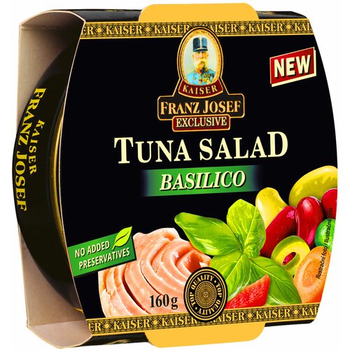 Franz Josef tuna basilico salata 160g Cene
