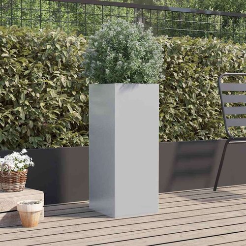 VidaXL Sadilica srebrna 32 x 27 5 x 75 cm od pocinčanog čelika Slike