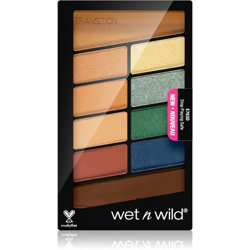 Wet N Wild Color Icon 10 Pan senčilo za oči 10 g odtenek Stop Playing Safe