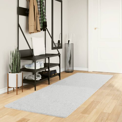  Tepih OVIEDO kratkih vlakana sivi 80 x 250 cm Cene
