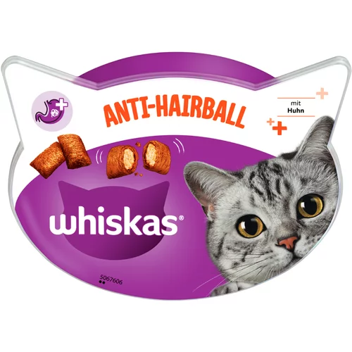 Whiskas Ekonomično pakiranje Snacks - Anti-Hairball (8 x 60 g)