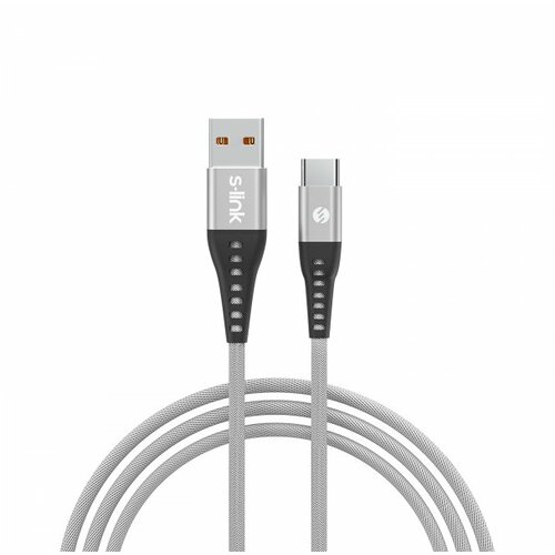 S-link SL-STM60L kabl za telefon USB A(muški) na Lightning (muški) 1m srebrni Slike