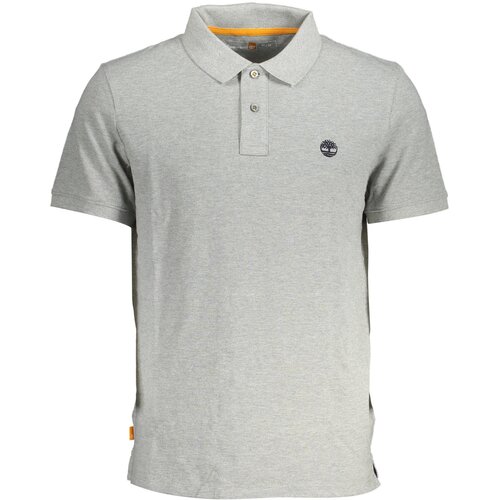 Timberland POLO SHORT SLEEVE MAN GRAY Slike