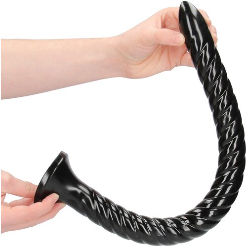Ouch! Swirled Anal Snake Black 50cm Cene