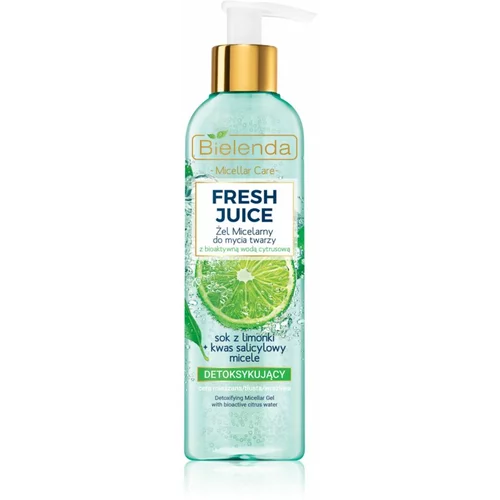 Bielenda Fresh Juice Lime micelarni gel za čišćenje 190 g