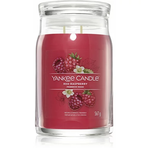 Yankee Candle Red Raspberry dišeča sveča I. Signature 567 g