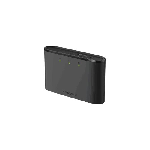 Router Mercusys MT110 4G LTE mobilni Wi-Fi, 2200 mAh baterija, 4G LTE brzine do 150 Mbps, 150 Mbps WiFi 2,4 GHz, SIM kartica Plug and Play Slike