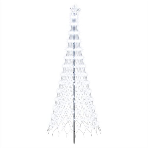  LED božićno drvce 250 cm 290 LED lampica Hladno bijela Željezo Slike