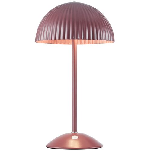 Markslöjd Crvena metalna stolna lampa s metalnim sjenilom (visina 33,5 cm) Zin – Cene