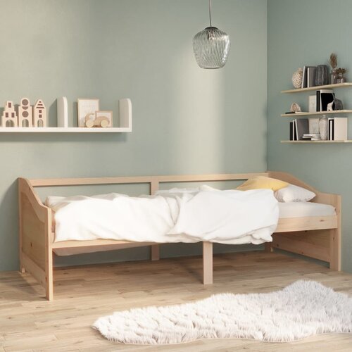 VidaXL Trosed z leži&amp;scaron;čem trdna borovina 90x200 cm Slike