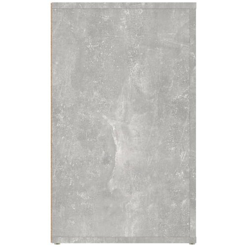  Noćni ormarić Siva boja betona 50x36x60cm od konstruiranog drva Slike