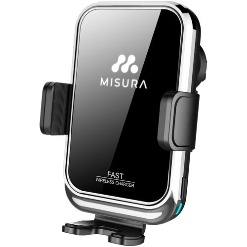 Misura MA04 - Nosilec za telefon v avtomobilu z brezžičnim polnjenjem QC3.0 SILVER, (21656926) Cene