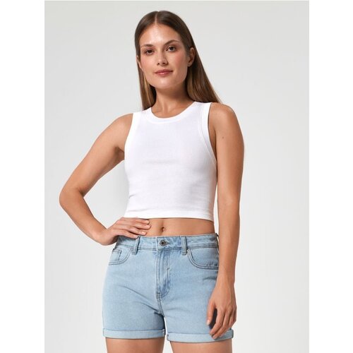 Sinsay ženske high waist mom kratke hlače od trapera 0392U-50J Slike