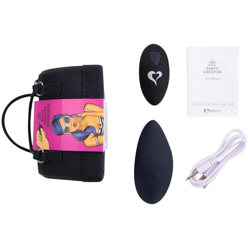 Feelztoys Panty - bežični, radio klitoralni vibrator (crni) Cijene