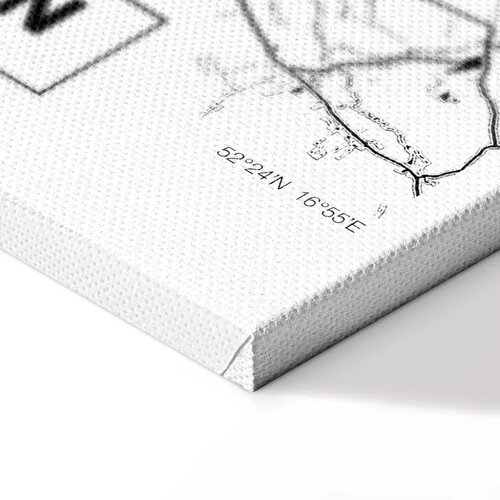  Slika - City Plan: Poznan (1 Part) Vertical 80x120 Standard Slike
