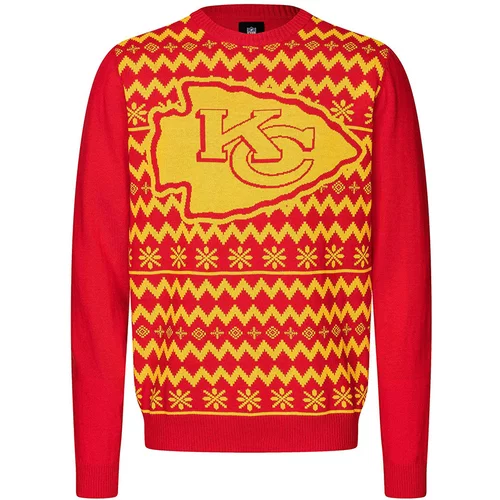 Kansas City Chiefs Big Logo 2 Colour pulover
