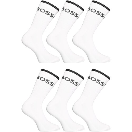 Hugo Boss 6PACK socks high white Slike