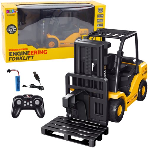  Viličar na daljinsko upravljanje Forklift RC 2.4G Pallet - žuti Slike