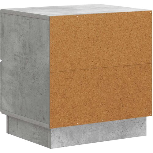  Noćni ormar Betonska siva 43 x 34,5 x 44,5 cm Konstruirano drvo Slike