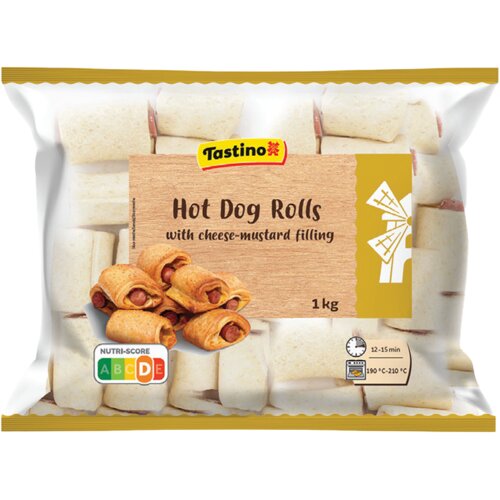 Chef Select Hot dog kobasice u lisnatom testu 1kg Slike