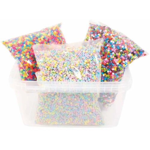 Playbox 5 mm midi barvne likalne perle v vedru, pakiranje 30.000 kosov. Cene
