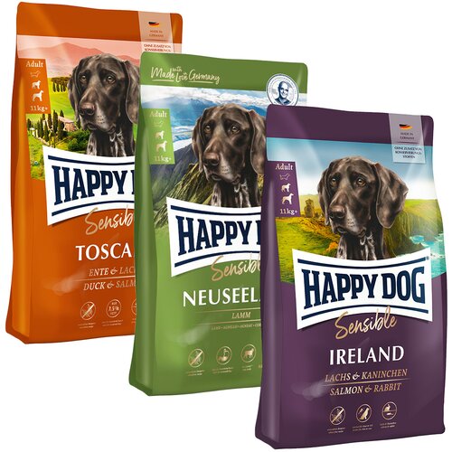 Happy Dog Supreme "Kulinarsko putovanje svijetom" 3 x 4 kg - Toscana, New Zealand, Ireland Cijene