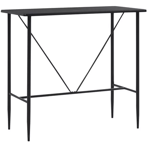  Barska miza črna 120x60x110 cm mediapan