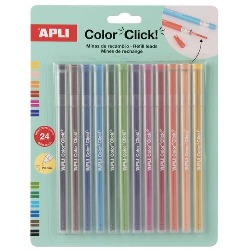  Refil za olovke u boji Apli Color Click 24/1 blister 20548 Cijene