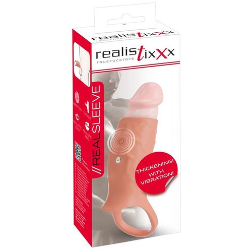  Realistična vibrirajuća navlaka za penis RealSleeve Open Cene