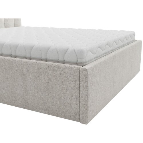 Boxxx OBLAZINJENA POSTELJA 160 cm x 200 cm , tekstil krem barve Slike