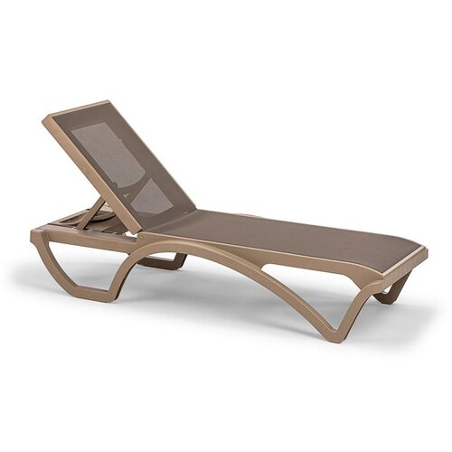 Hanah home Royale Mesh - Cappuccino, Ivory CappuccinoIvory Sunlounger Cene