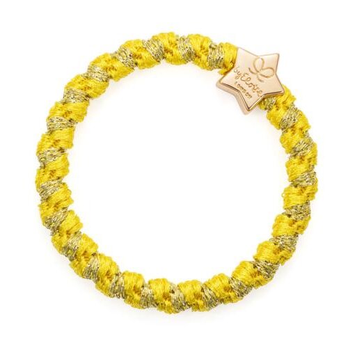 By Eloise London Woven Gold Star Marigold gumice za kosu Cijene