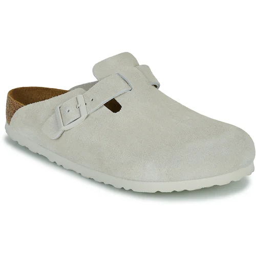 Birkenstock Natikači Boston SFB LEVE Antique White Bela