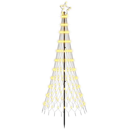  LED božićno drvce 180 cm 230 LED lampica Topla bijela Željezo - Topla bijela 180 cm Slike