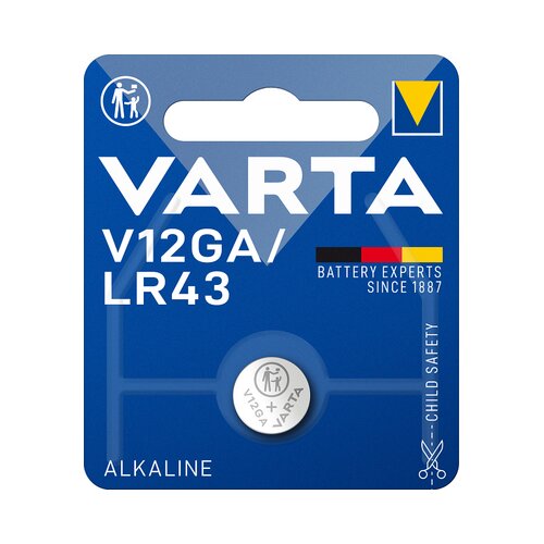 Varta 4278101401 - 1 kom. alkalna dugmićasta baterija ELECTRONICS V12GA 1,5V Slike