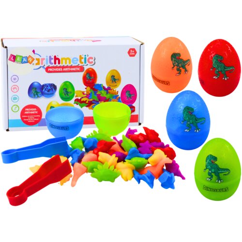  Dinosaur Egg Sorter Colorful Tongs 6 Pieces Cijene