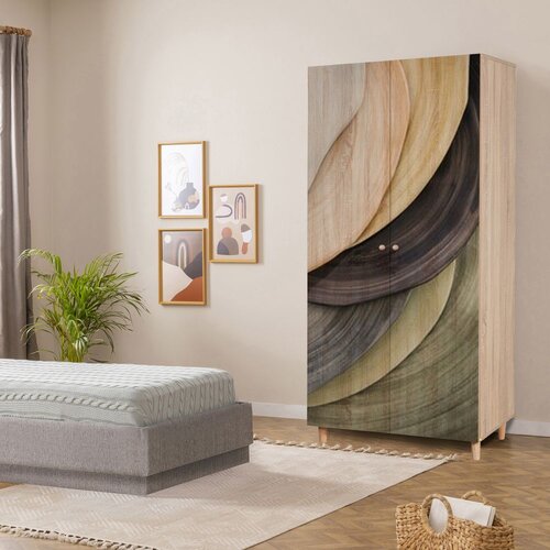 Woody Fashion Ormar Lidya 2 90x192x52cm Hrast Cene