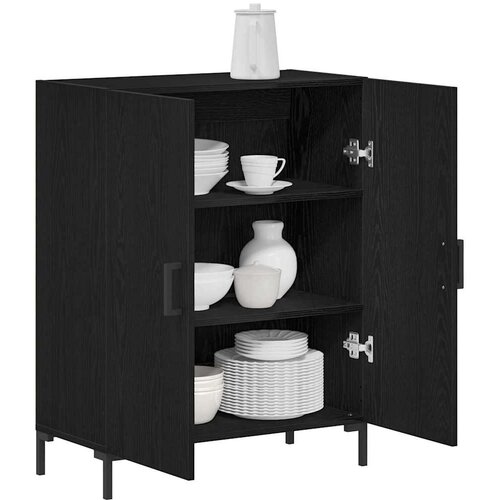  Kreveta Crni hrast 69,5 x 34 x 90 cm Konstruirano drvo Slike