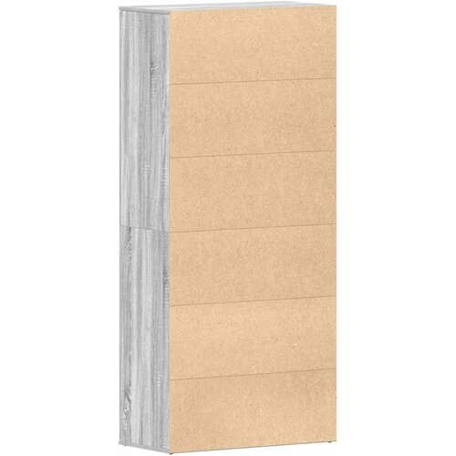  Ormar za cipele Siva Sonoma 80 x 39 x 178 cm Konstruirano drvo Slike