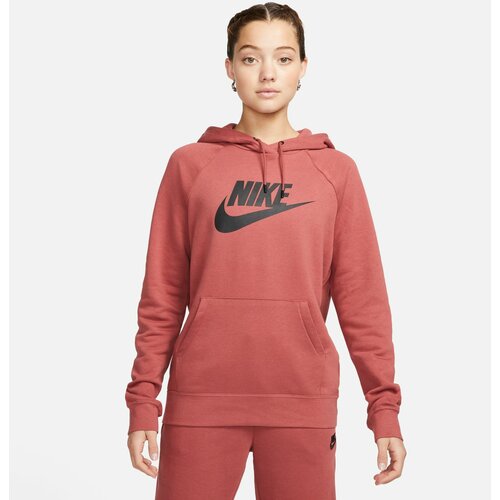 Nike w nsw essntl hoodie po hbr, ženski duks, crvena DX2319 Slike