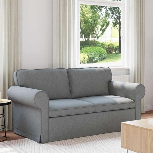 SOFA Svijetlo siva 215 x 82 x 80 cm Metal Cene
