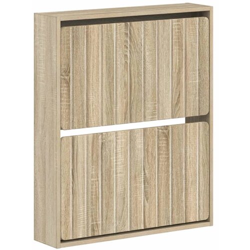  Ormar za cipele na zidu ZWOLLE 71 x 17 x 86 cm Hrast sonoma - Hrast sonoma Slike