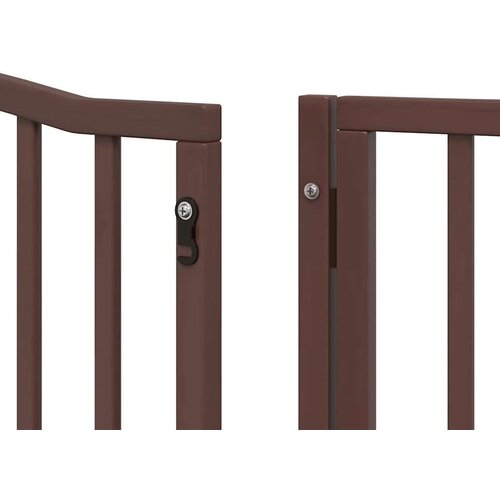 VidaXL Vrata za pse s vrata&amp;scaron;cima 8 panela sklopiva 640 cm drvo topole Slike